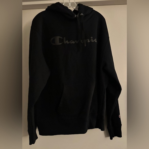 Champions men’s vintage hoodie black size XL - Picture 1 of 4
